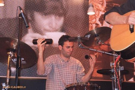 Diego Scaffidi alle percussioni
