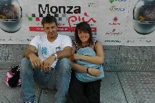 Monza ore 13.00 : Fabrizio ed Ambra....