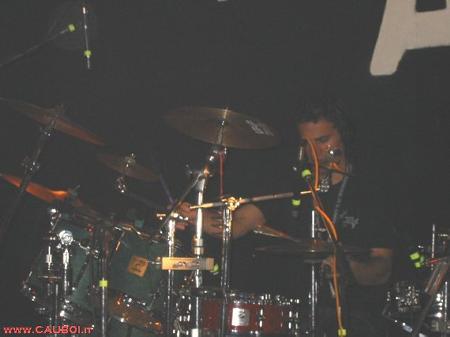 Diego Marionetta Scaffidi alle percussioni