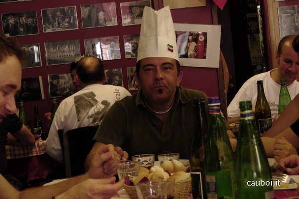 il giorno dopo... a pranzo a Brescello dagli amici del ristorante Peppone e don Camillo...